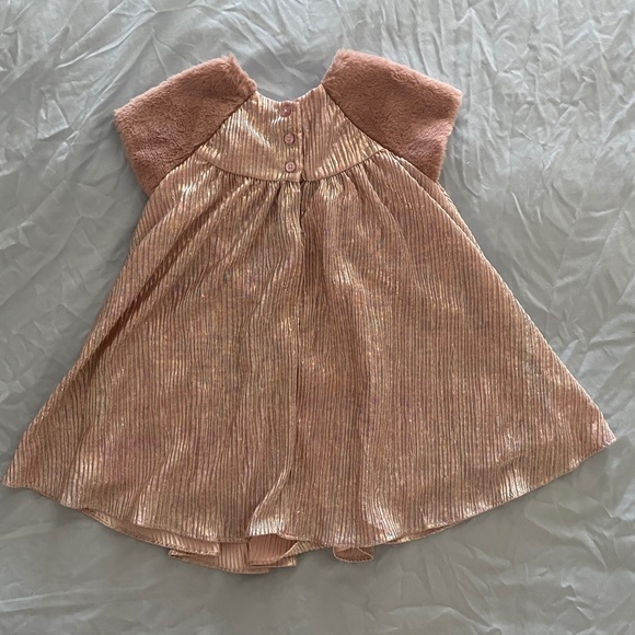 Pippa and Julie, Toddler Dress Iridescent Pink - Picture 3 of 11